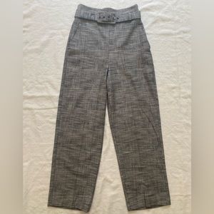 Zara high waisted Plaid Dress Pants